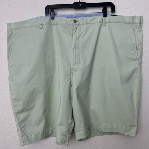 Polo Ralph Lauren Stretch Classic Fit Chino Shorts 9” Light Green Blue Pony 52 - Picture 1 of 7